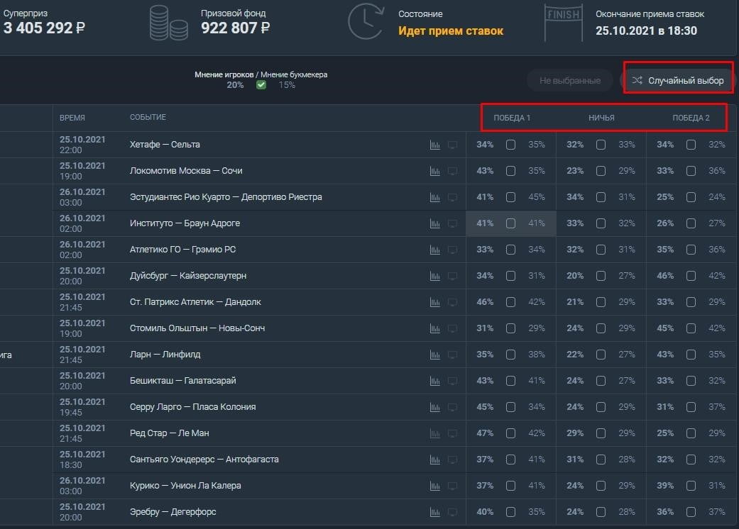 Как работает тотализатор?
