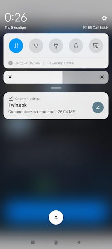 Дождитесь, пока программа загрузится на ваш девайс