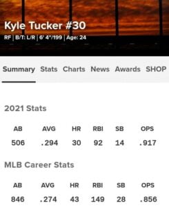 статистика на бейсбол