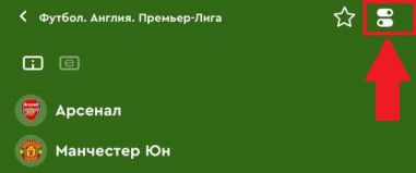 настройки купона в приложении Fonbet на iOS