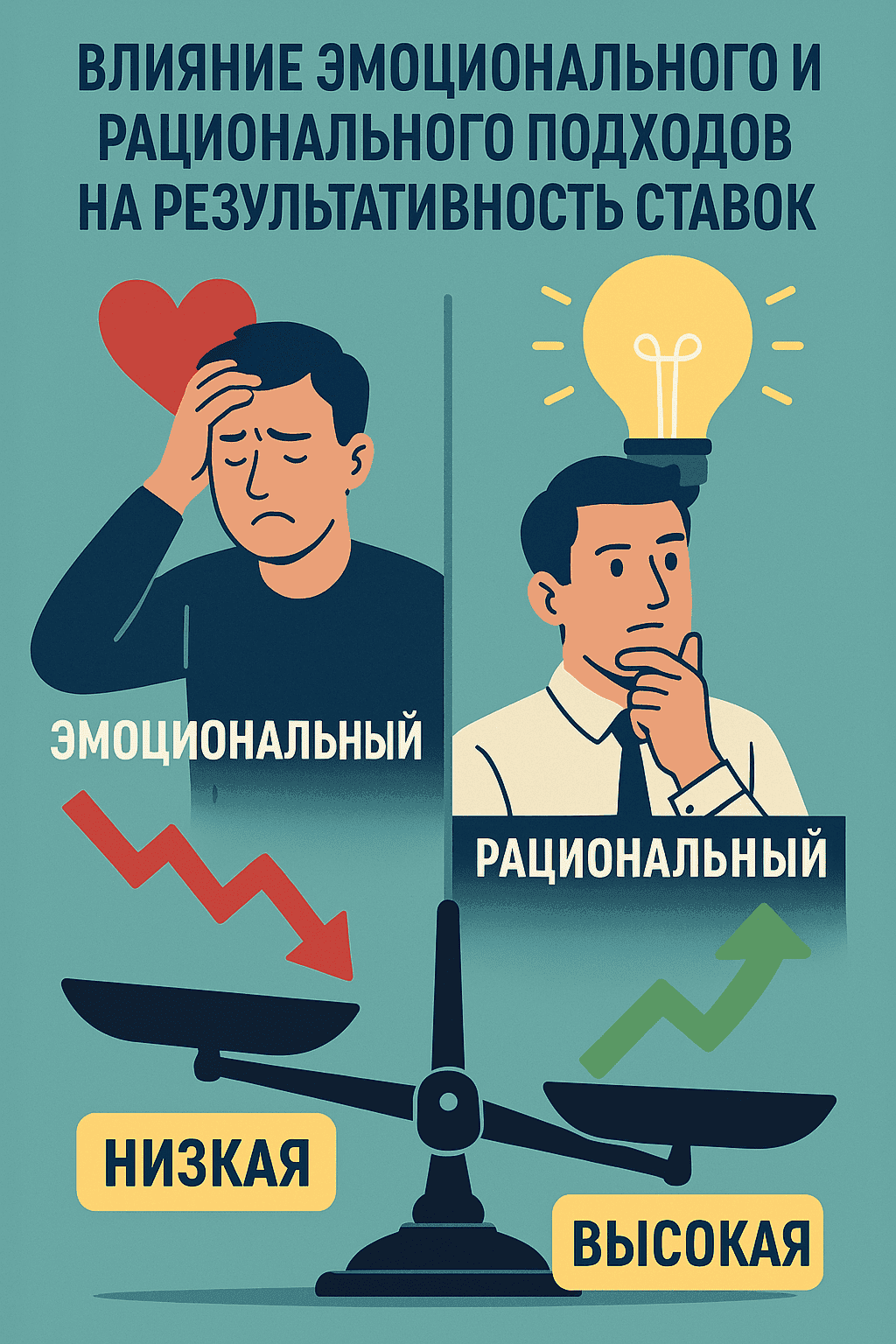 Ставки на спорт: сравнение эмоционального и рационального подходов к беттингу