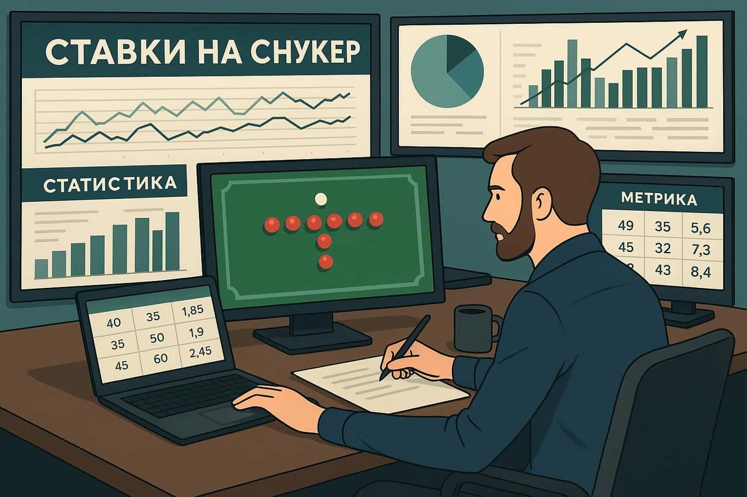 Анализ ставок на снукер